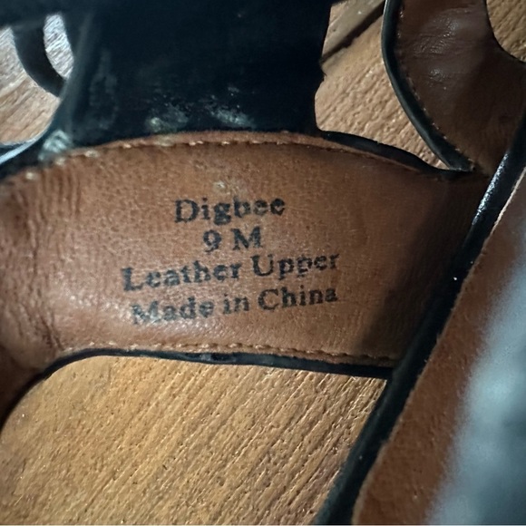 L’Amour Des Pieds Digbee Black Leather Lace-Up Gladiator Sandals Size 9 - Picture 4 of 15